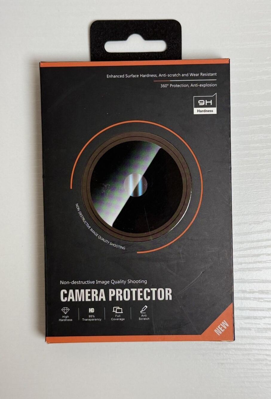 Camera Lens Protector Cover for iPhone 16 Pro / iPhone 16 Pro Max Black 9H | New